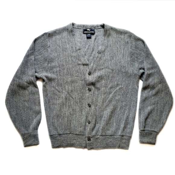 Vintage Other - Vintage Steeplechase Cardigan Sweater Gray Small